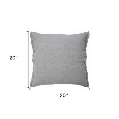 14" X 36" Jet Black 100% Cotton Zippered Pillow