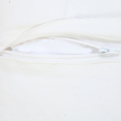 14" X 36" Jet Black 100% Cotton Zippered Pillow