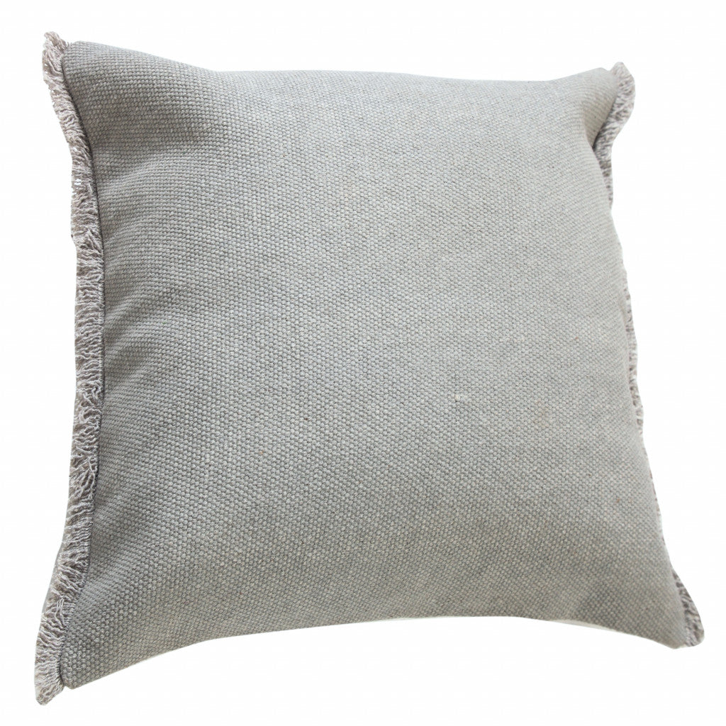 14" X 36" Jet Black 100% Cotton Zippered Pillow