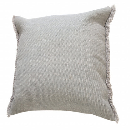 14" X 36" Jet Black 100% Cotton Zippered Pillow