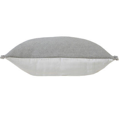 14" X 36" Jet Black 100% Cotton Zippered Pillow