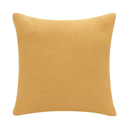 20" X 20" Navy And Ivory 100% Cotton Abstract Zippered Pillow