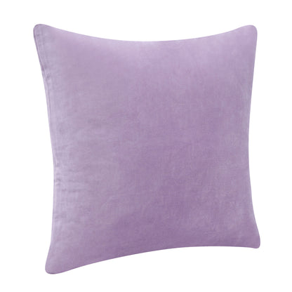 20" X 20" Black 100% Cotton Zippered Pillow