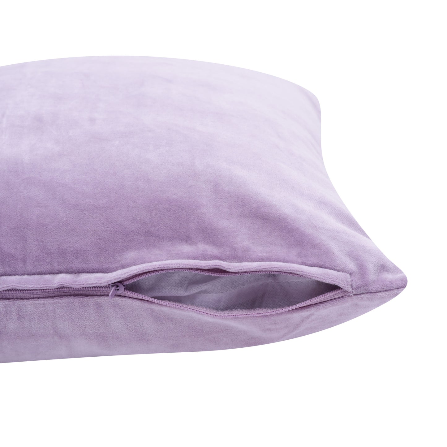20" X 20" Black 100% Cotton Zippered Pillow