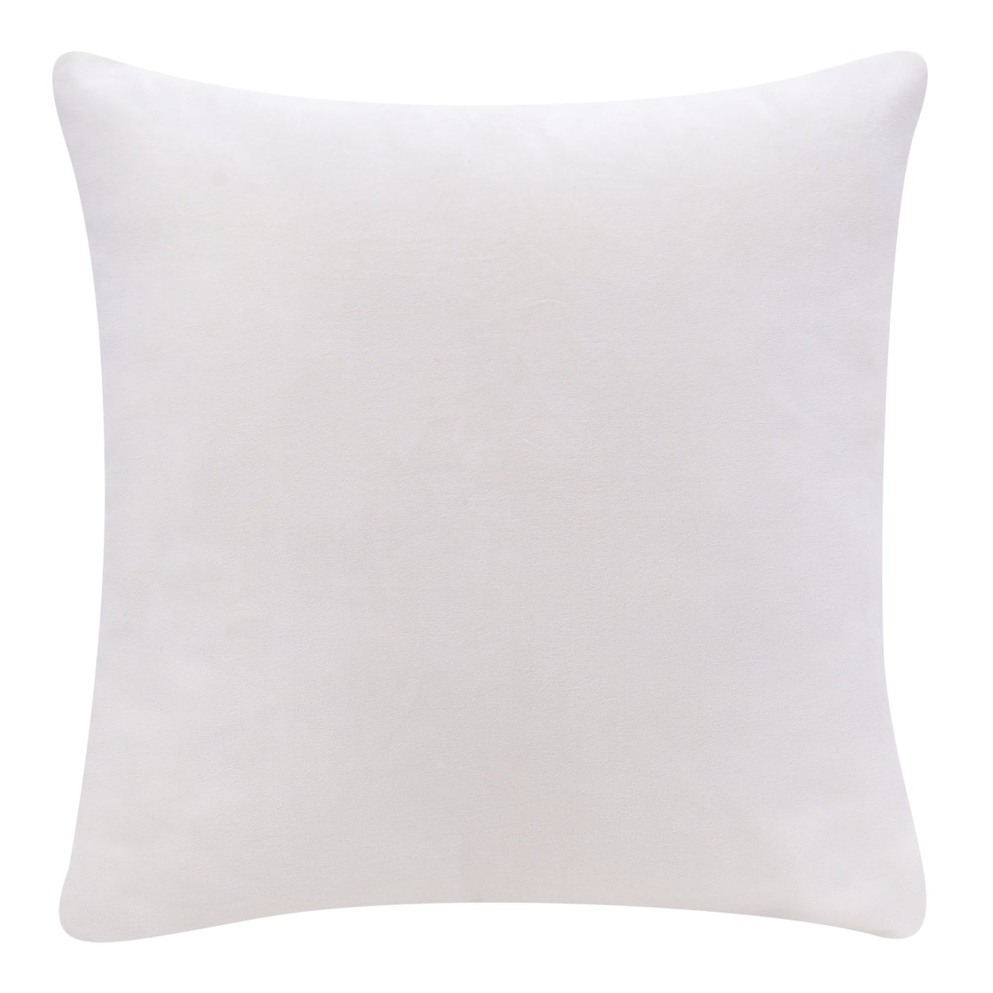 20" X 20" Black 100% Cotton Zippered Pillow