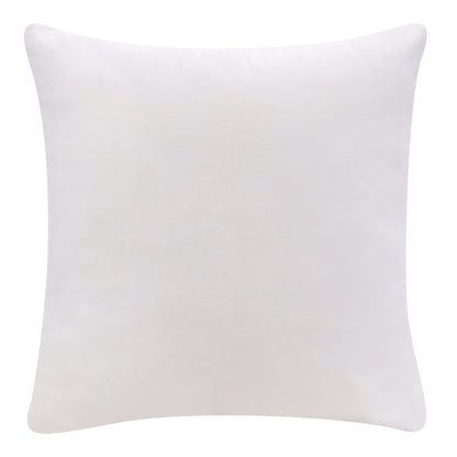 20" X 20" Black 100% Cotton Zippered Pillow