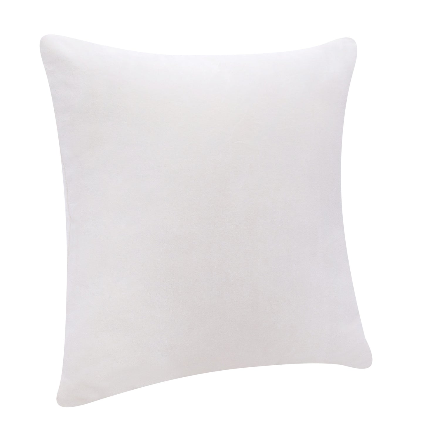 20" X 20" Black 100% Cotton Zippered Pillow