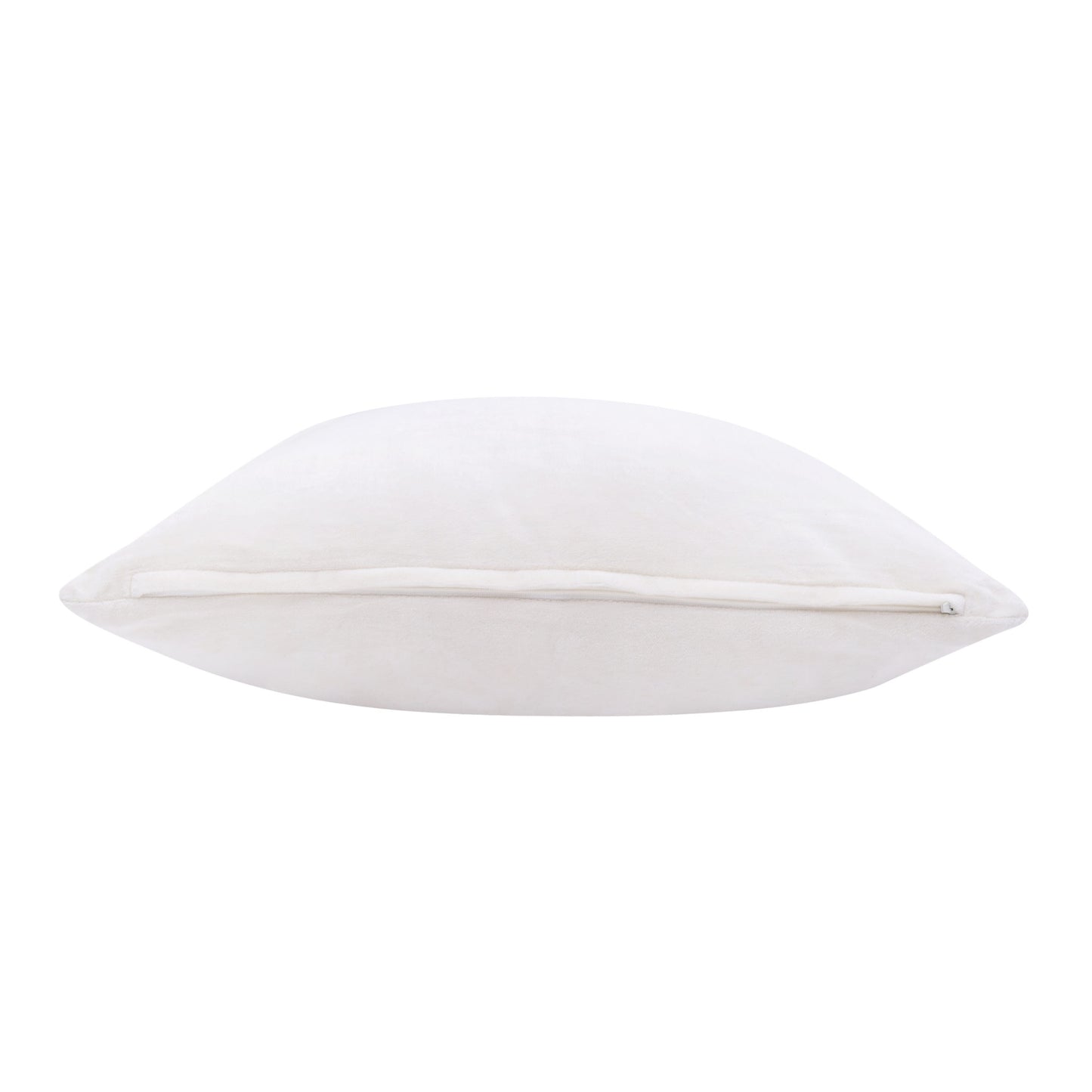 20" X 20" Black 100% Cotton Zippered Pillow