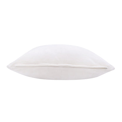 20" X 20" Black 100% Cotton Zippered Pillow