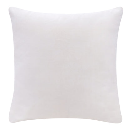 20" X 20" Black 100% Cotton Zippered Pillow