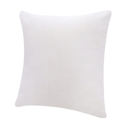 20" X 20" Black 100% Cotton Zippered Pillow