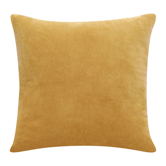 20" X 20" Black 100% Cotton Zippered Pillow