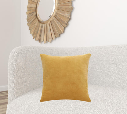 20" X 20" Black 100% Cotton Zippered Pillow