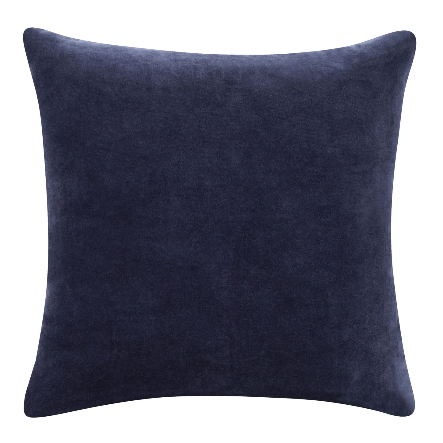 20" X 20" Black 100% Cotton Zippered Pillow