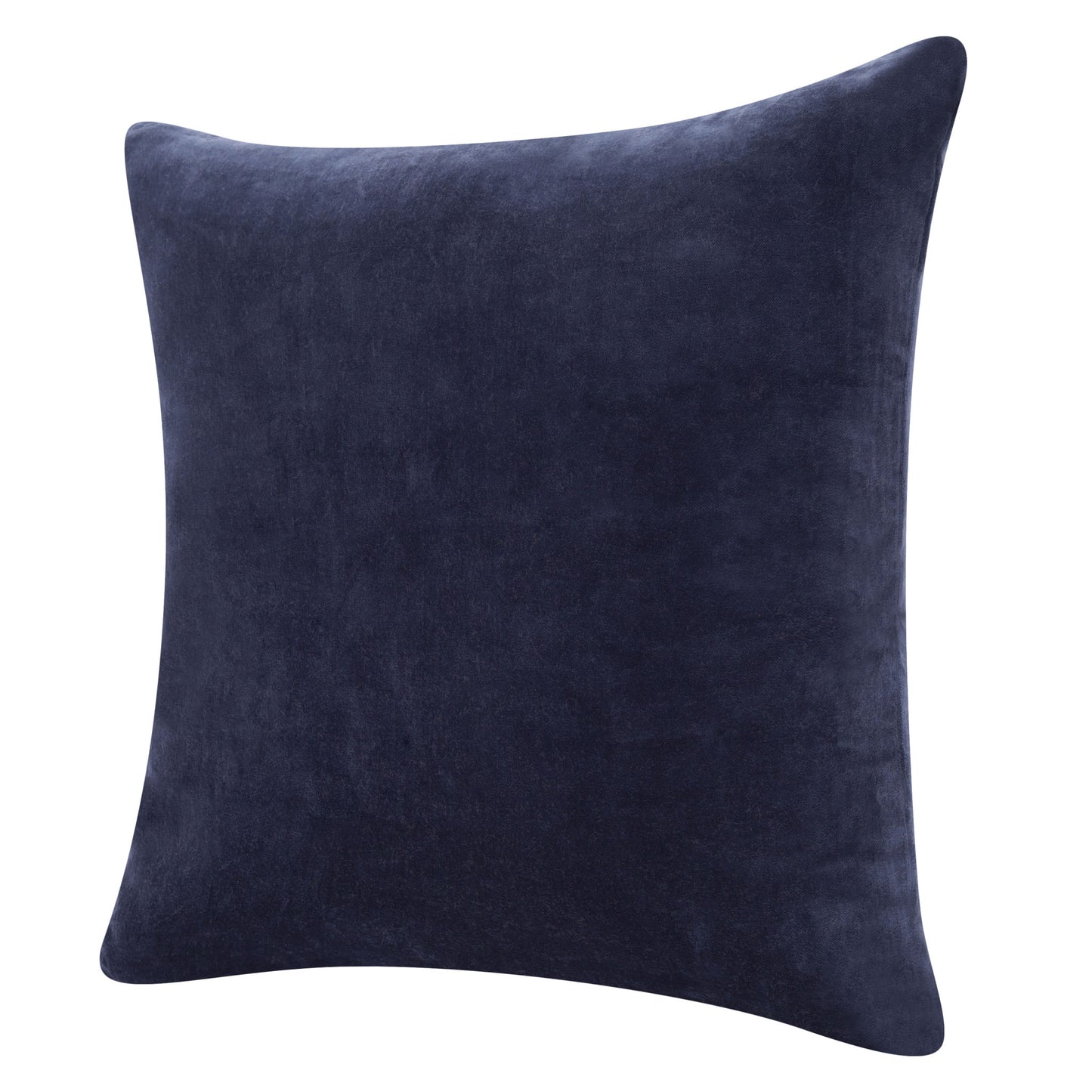 20" X 20" Black 100% Cotton Zippered Pillow