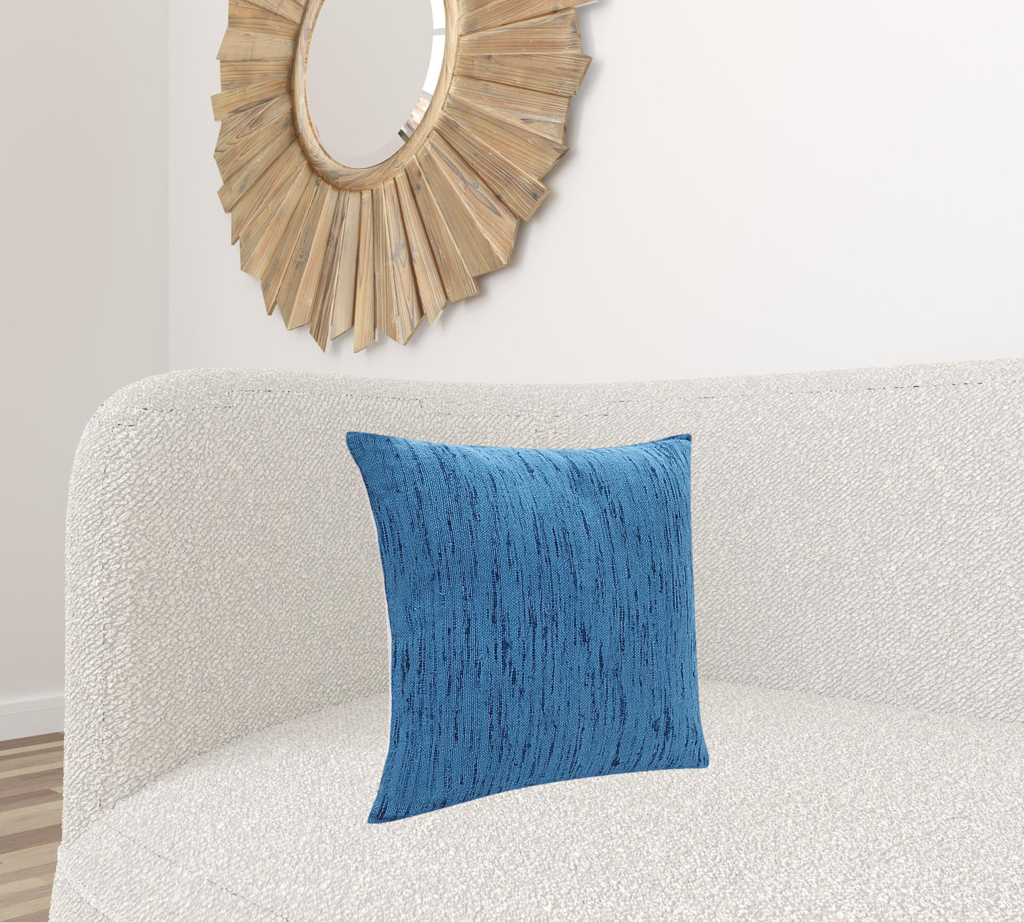 20" X 20" Black Linen Zippered Pillow