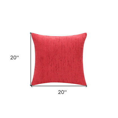 20" X 20" Black Linen Zippered Pillow