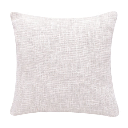 20" X 20" Black And Ivory 100% Cotton Geometric Zippered Pillow