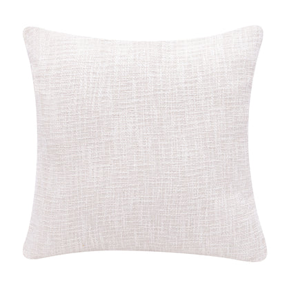 20" X 20" Black And Ivory 100% Cotton Geometric Zippered Pillow