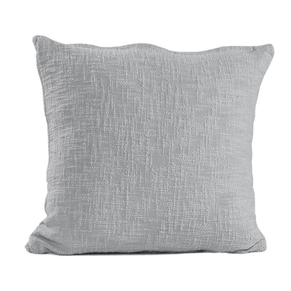 20" X 20" Ivory 100% Cotton Zippered Pillow