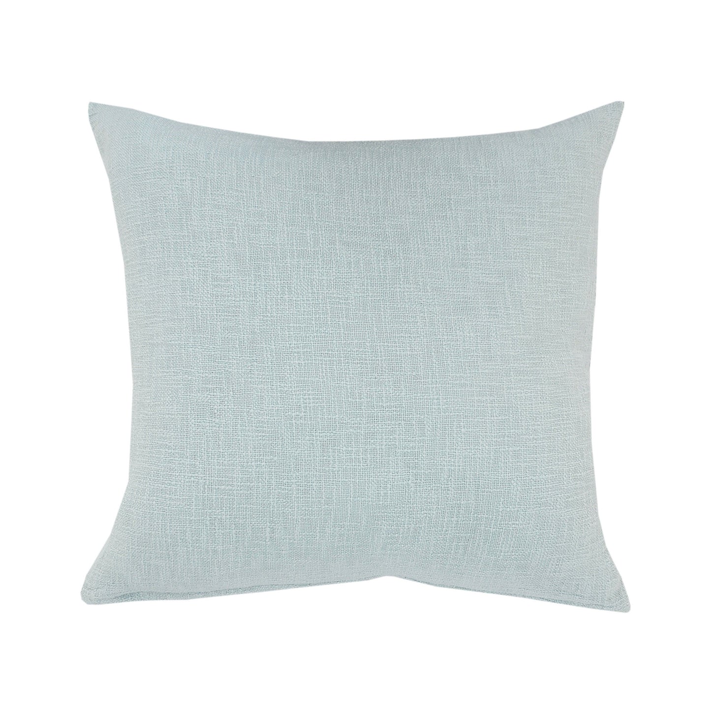 20" X 20" Ivory 100% Cotton Zippered Pillow