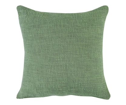 20" X 20" Ivory 100% Cotton Zippered Pillow