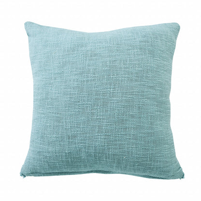 20" X 20" Ivory 100% Cotton Zippered Pillow