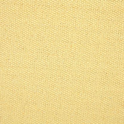 20" X 20" Light Yellow 100% Cotton Zippered Pillow
