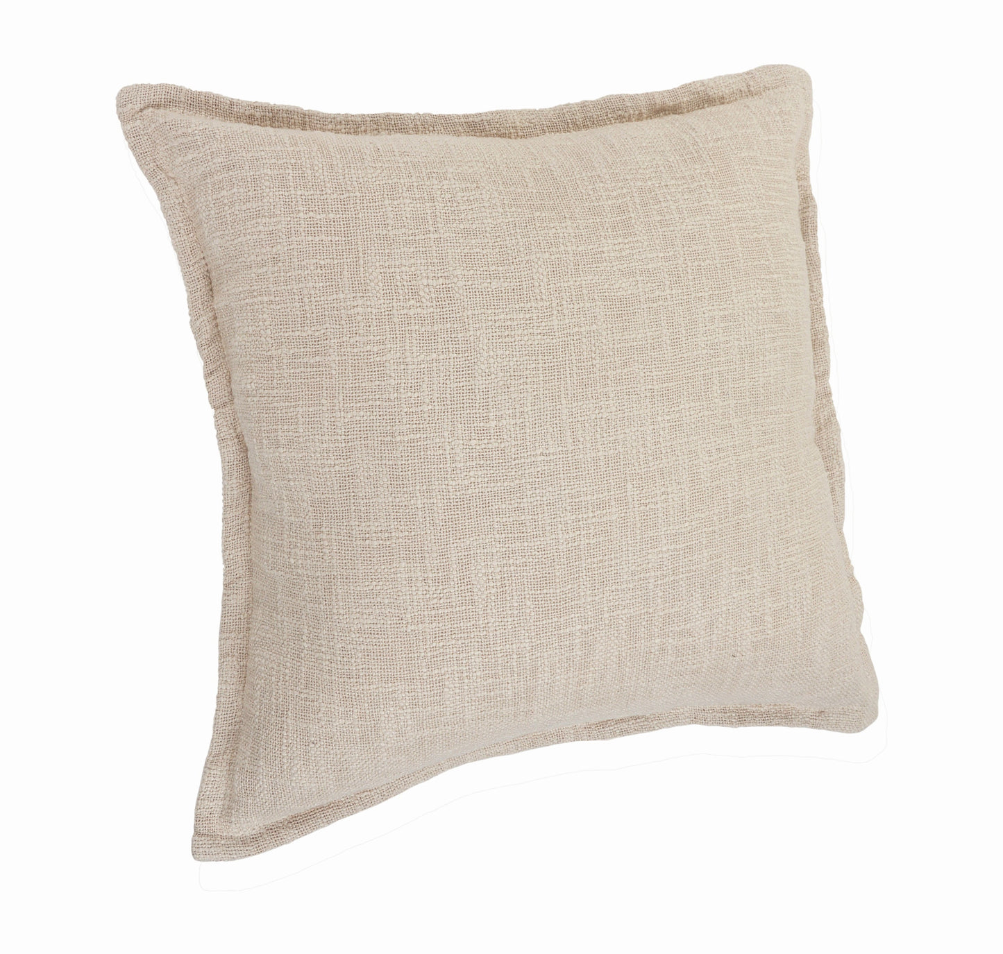 20" X 20" Round Birch Round 100% Cotton Zippered Pillow