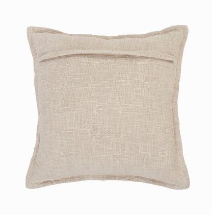 20" X 20" Round Birch Round 100% Cotton Zippered Pillow