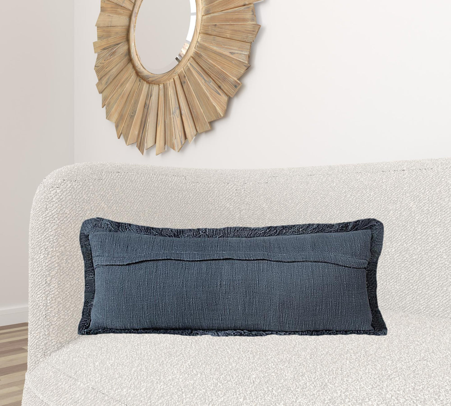 20" X 20" Micro Gray 100% Cotton Zippered Pillow
