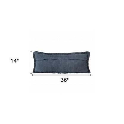 20" X 20" Micro Gray 100% Cotton Zippered Pillow