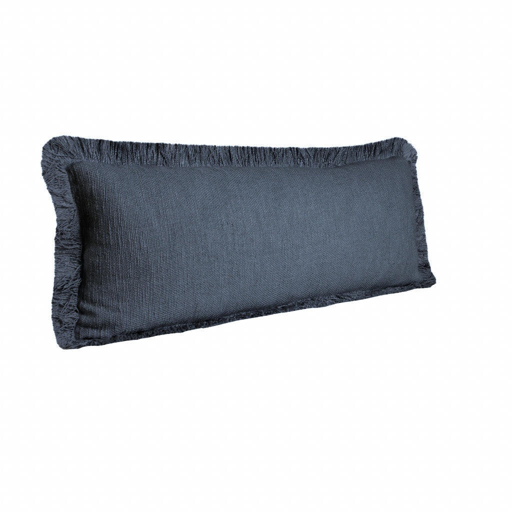 20" X 20" Micro Gray 100% Cotton Zippered Pillow