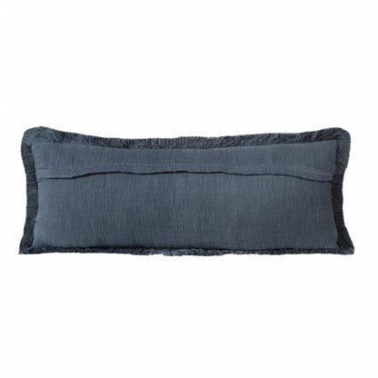 20" X 20" Micro Gray 100% Cotton Zippered Pillow