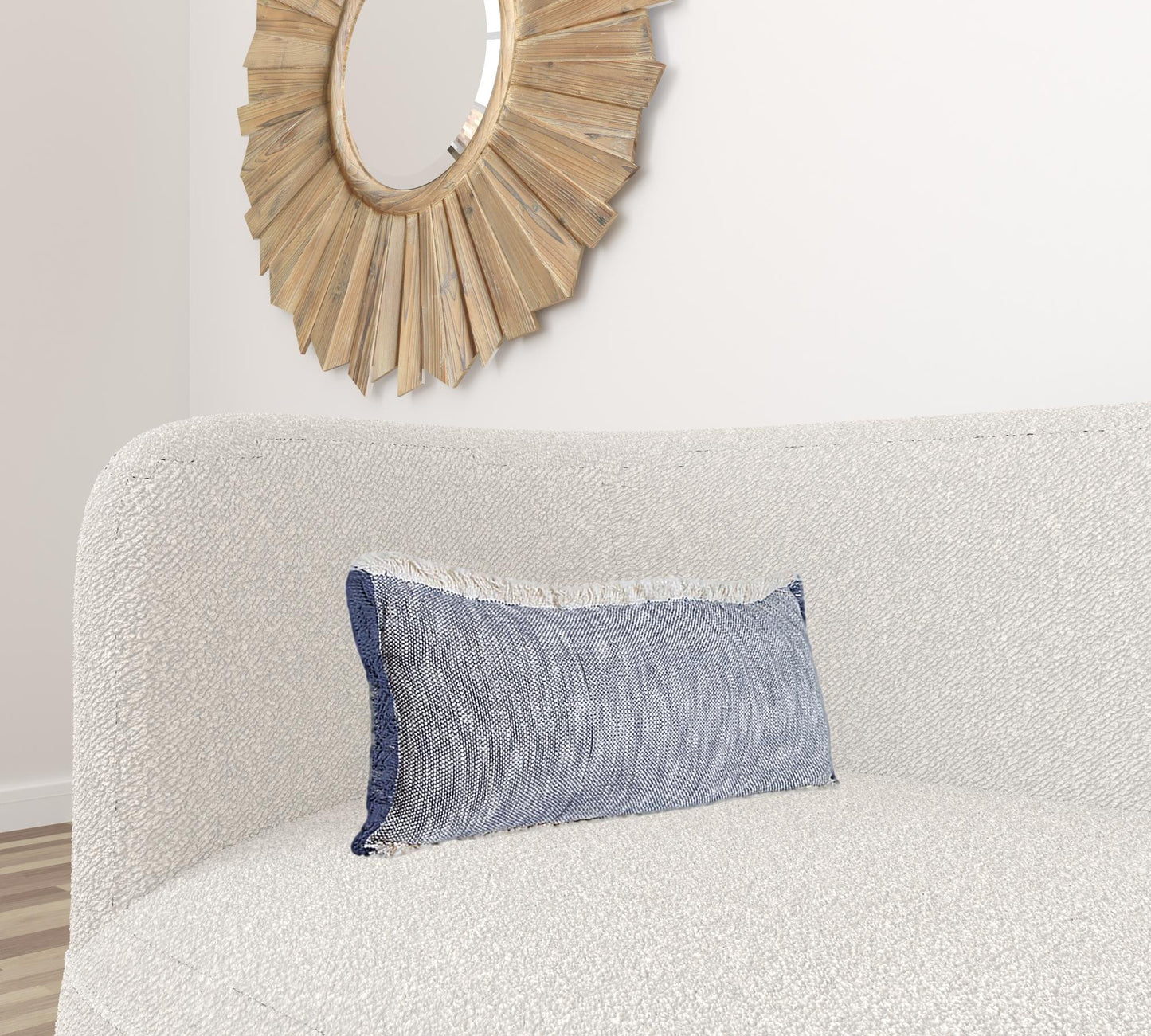 20" X 20" Micro Gray 100% Cotton Zippered Pillow