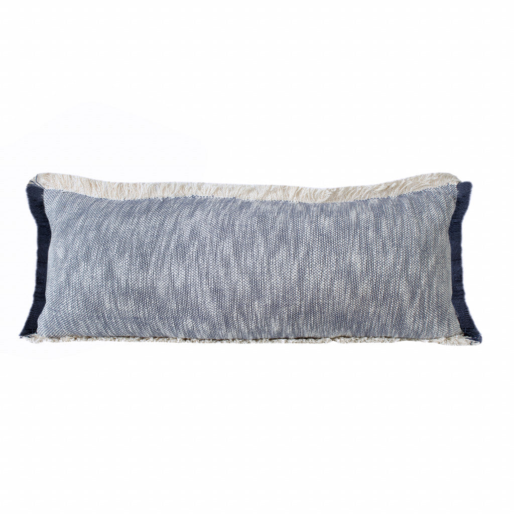 20" X 20" Micro Gray 100% Cotton Zippered Pillow