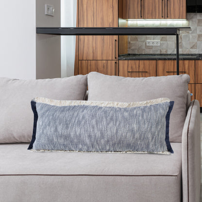 20" X 20" Micro Gray 100% Cotton Zippered Pillow