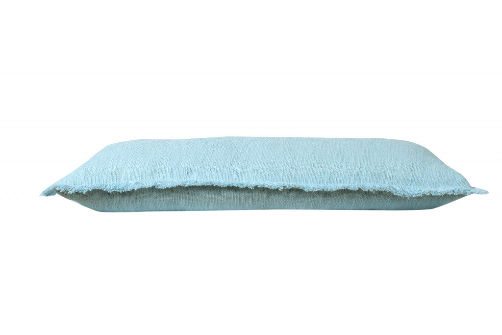 20" X 20" Micro Gray 100% Cotton Zippered Pillow