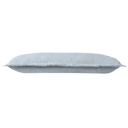 20" X 20" Micro Gray 100% Cotton Zippered Pillow
