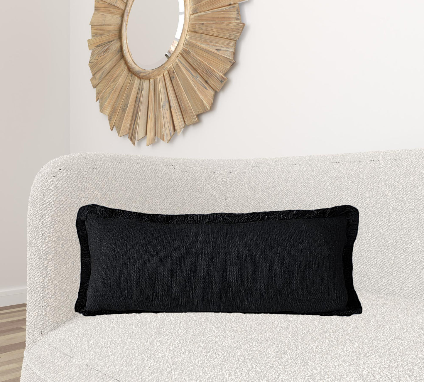 20" X 20" Micro Gray 100% Cotton Zippered Pillow