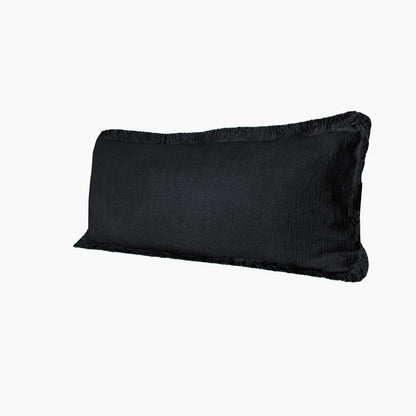 20" X 20" Micro Gray 100% Cotton Zippered Pillow