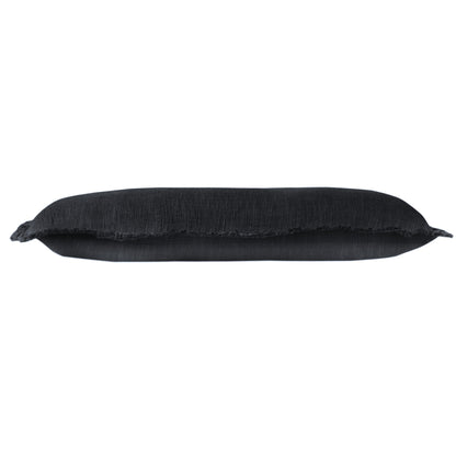 20" X 20" Micro Gray 100% Cotton Zippered Pillow