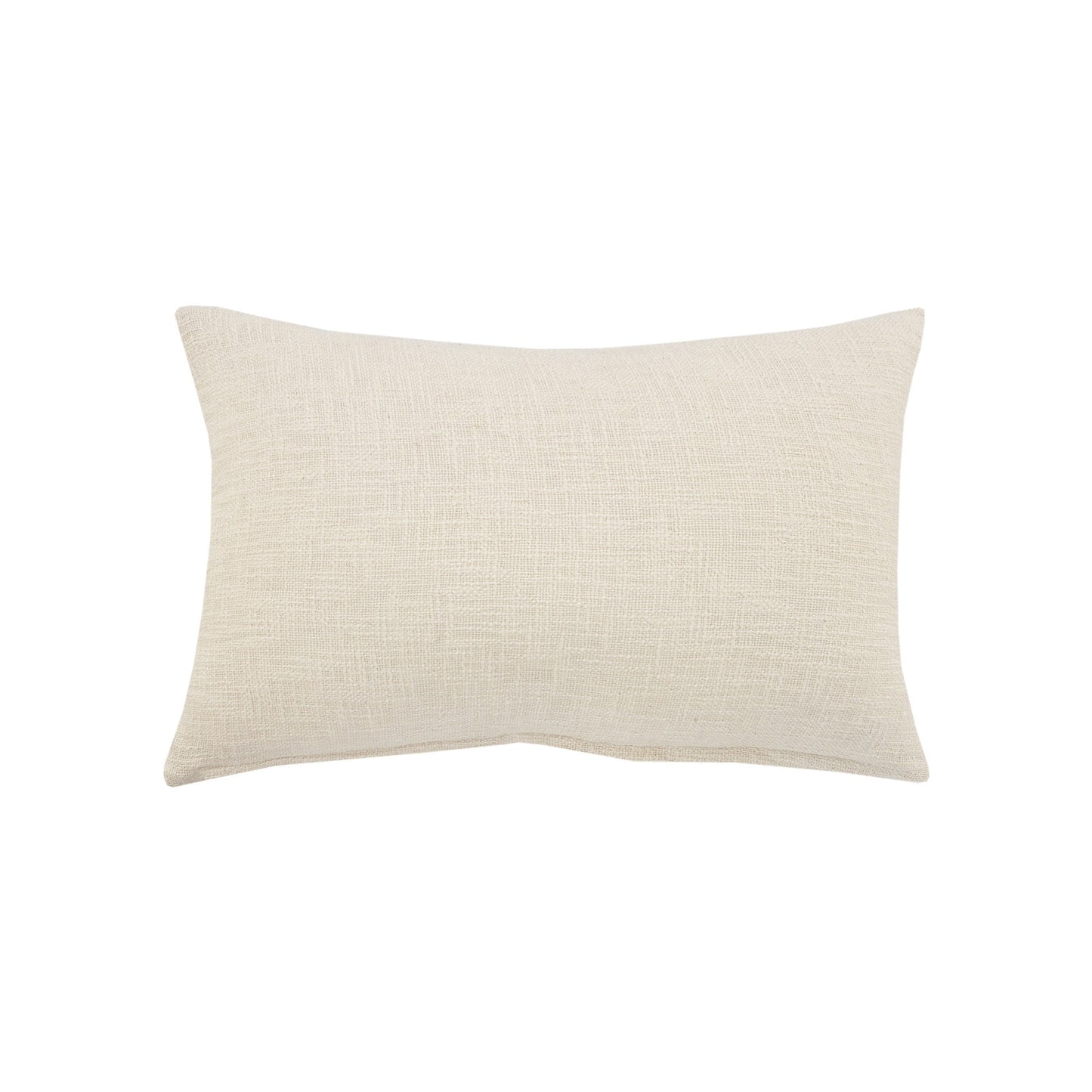 20" X 20" Off-White And Navy 100% Cotton Abstract Zippered Pillow