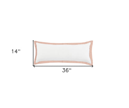 20" X 20" White And Black 100% Cotton Geometric Zippered Pillow