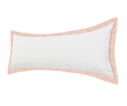 20" X 20" White And Black 100% Cotton Geometric Zippered Pillow