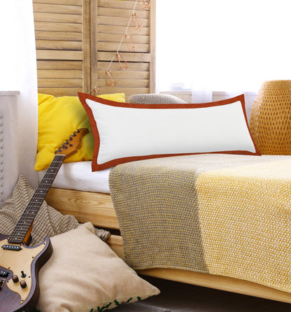 20" X 20" White And Black 100% Cotton Geometric Zippered Pillow