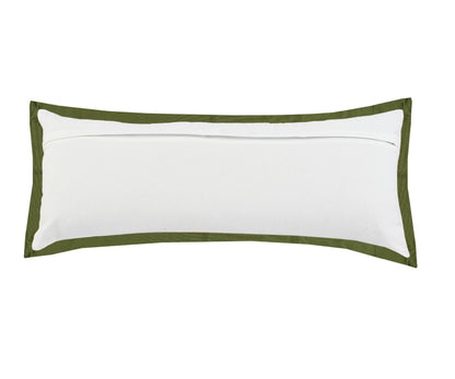 20" X 20" White And Black 100% Cotton Geometric Zippered Pillow