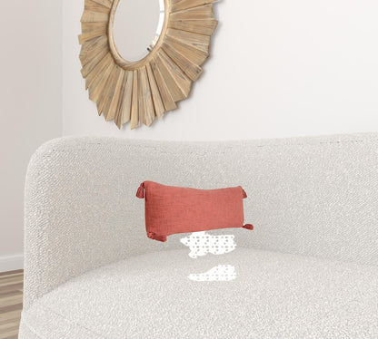 14" X 36" Jet Black 100% Cotton Zippered Pillow