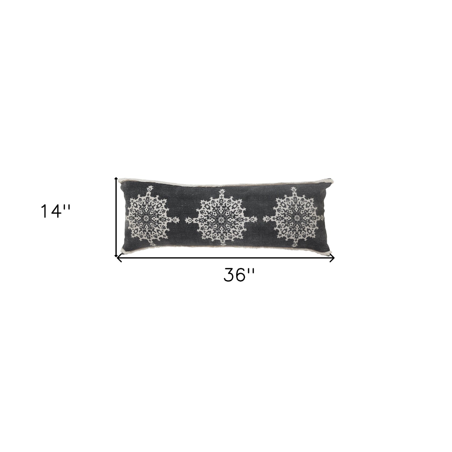 20" X 20" Orange And Off-White 100% Cotton Geometric Zippered Pillow