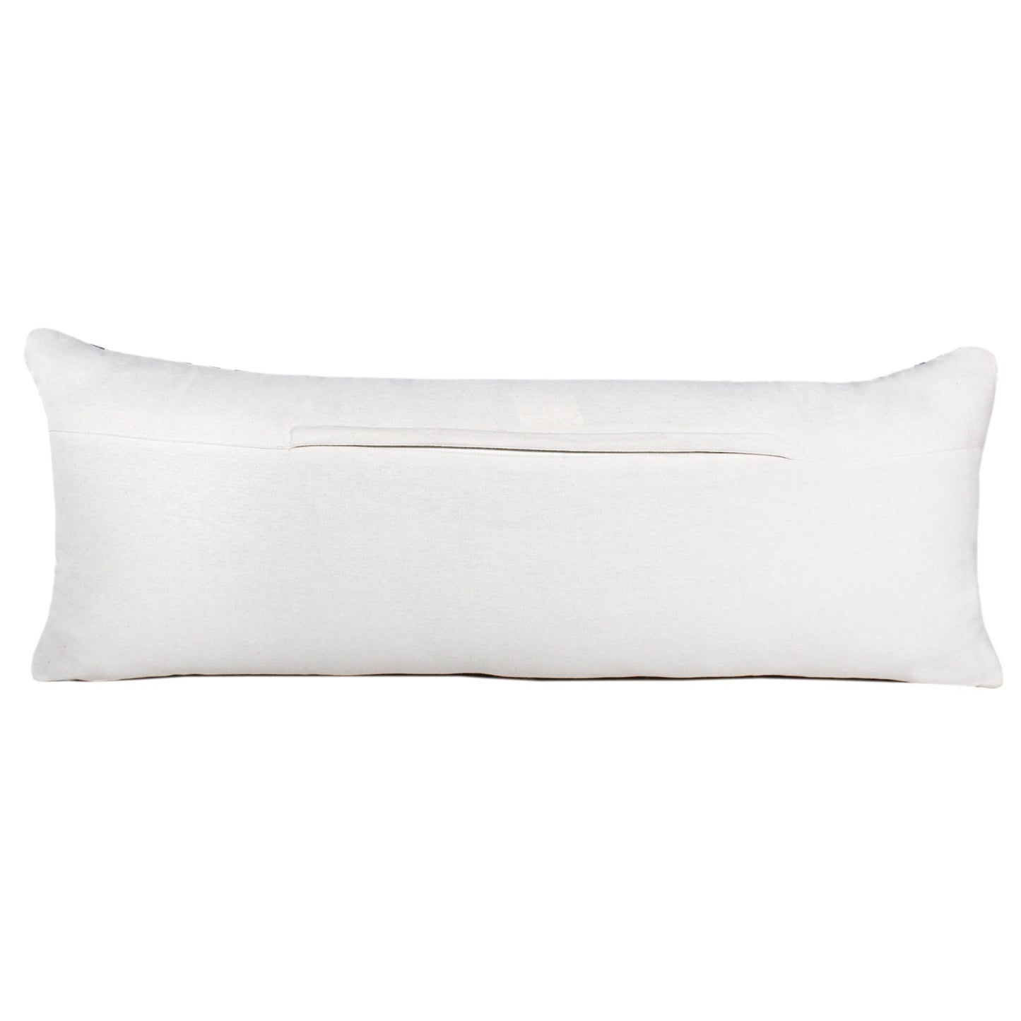 20" X 20" Black And White 100% Cotton Geometric Zippered Pillow